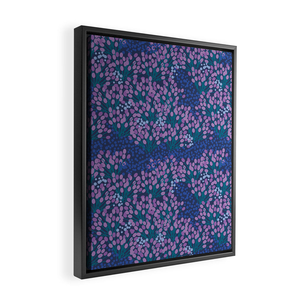 Little pink flowers  Framed Canvas Print Gallery Image 2
