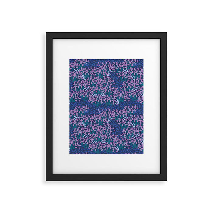 Little pink flowers  Framed Art Print Gallery Image 1