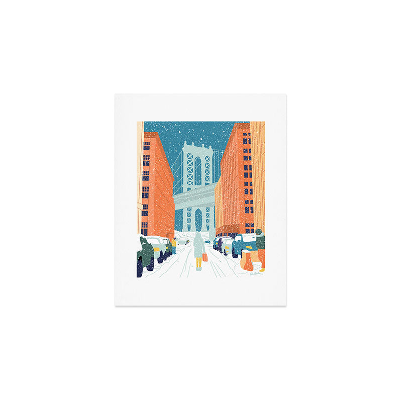 Manhattan Bridge, Brooklyn, NYC Art Print Gallery Image 1