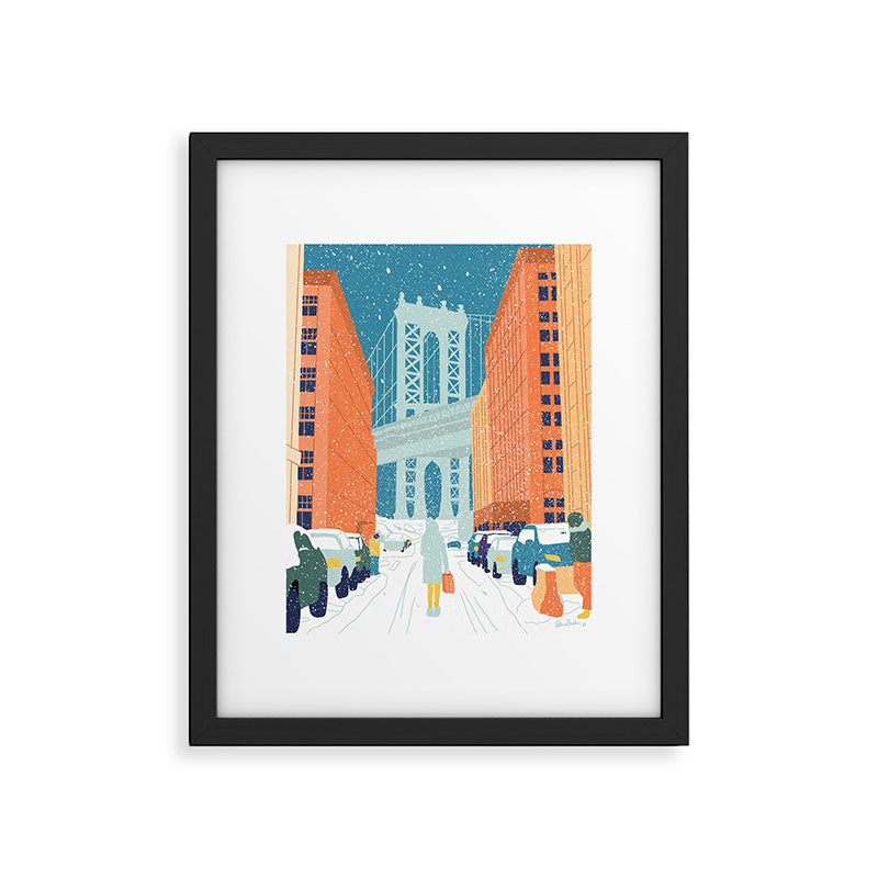 Manhattan Bridge, Brooklyn, NYC Framed Art Print Gallery Image 5