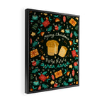 Merry Christmas panettone  Framed Canvas Print Gallery Image 2