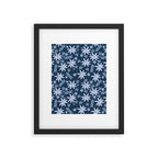 Monochromatic winter flowers Framed Art Print Gallery Image 6