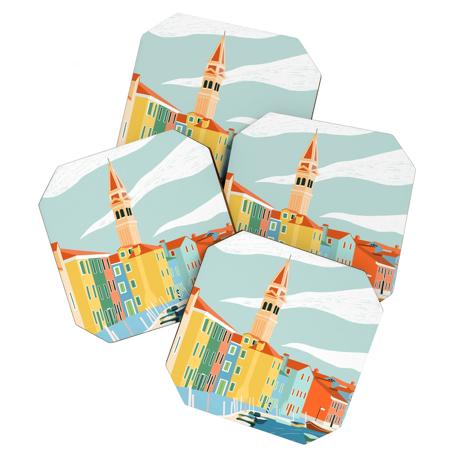 Murano, Venice, Italy Coaster Gallery Image 1