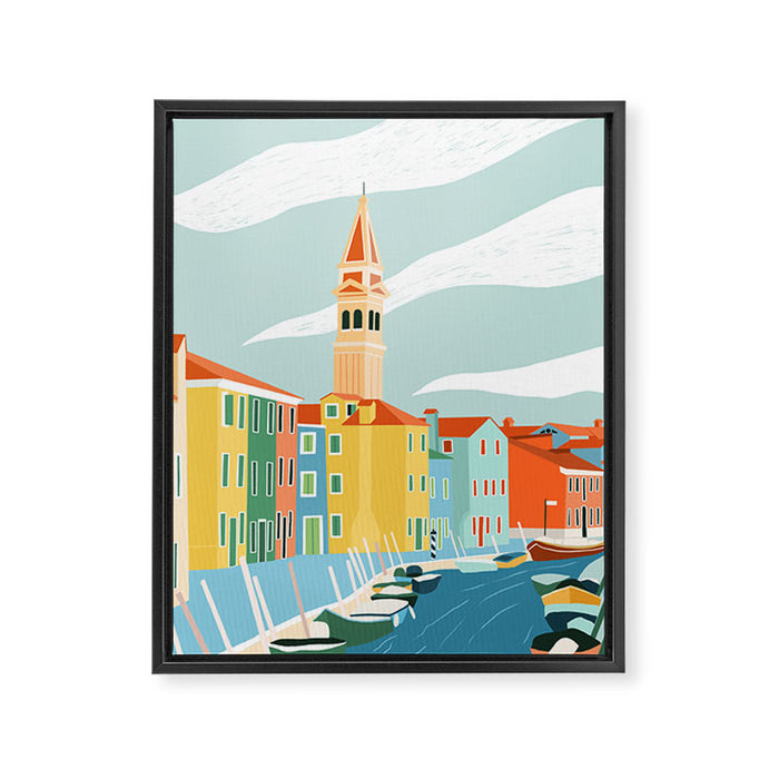 Murano, Venice, Italy Framed Canvas Print Gallery Image 1