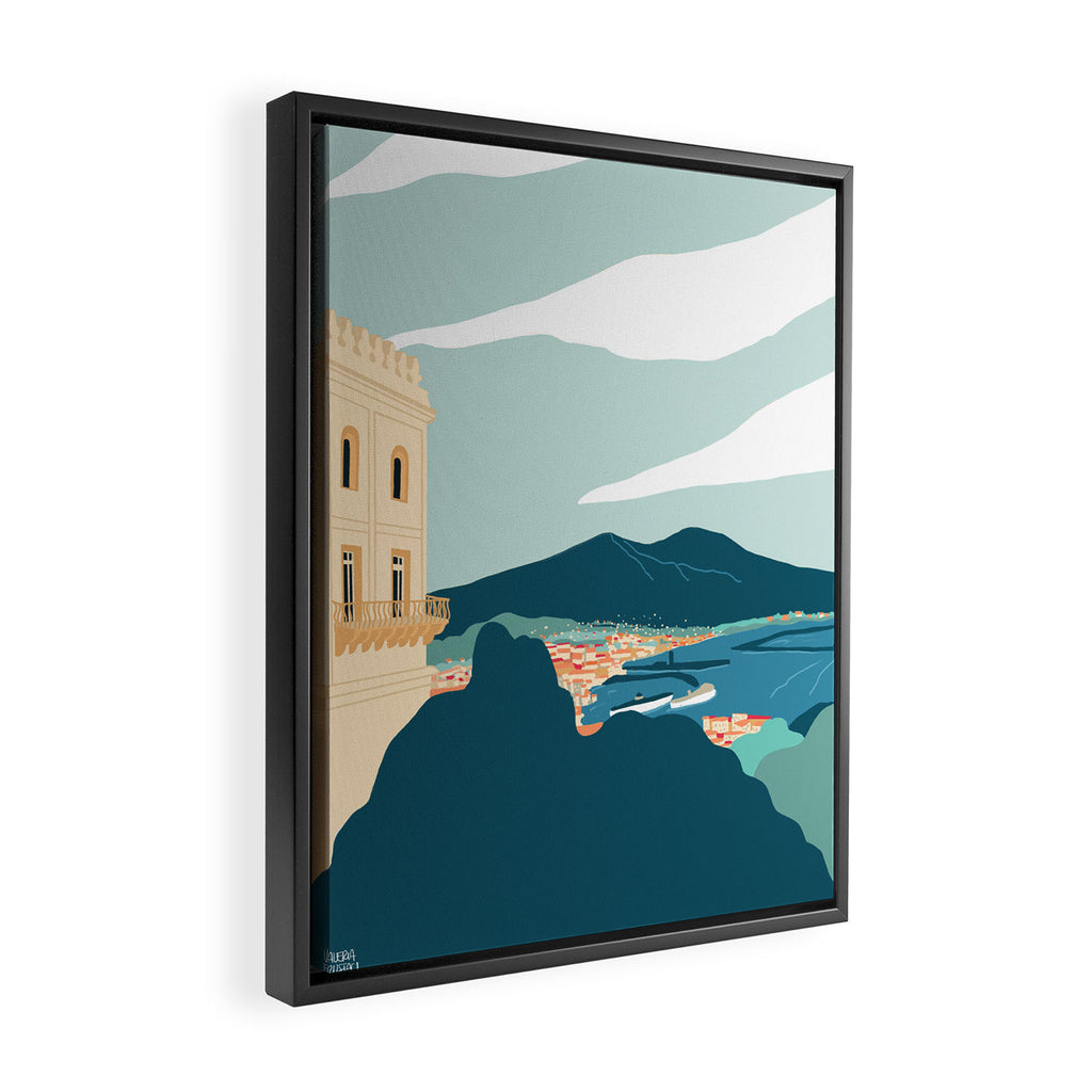 Naples, Italy Framed Canvas Print Gallery Image 2
