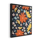 Orange flowers Framed Canvas Print Gallery Image 2