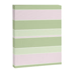 Pink and green stripes Canvas Print Gallery Image 8