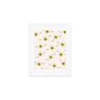 Pink daisy flower pattern Art Print Gallery Image 1
