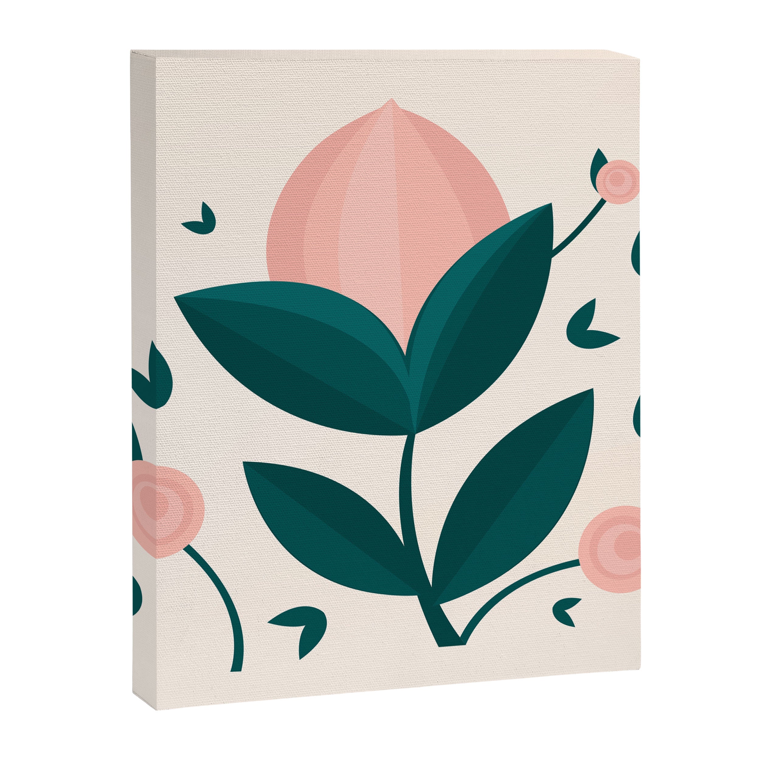 Pink flower Canvas Print Gallery Image 8