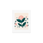Pink flower Art Print Gallery Image 1