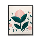Pink flower Framed Canvas Print Gallery Image 8