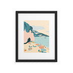 Positano Beach, Italy Framed Art Print Gallery Image 6