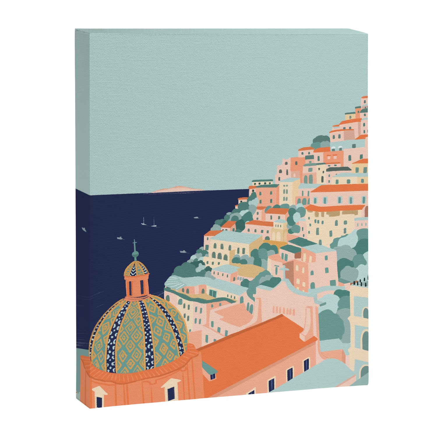 Positano, Italy Canvas Print Gallery Image 3