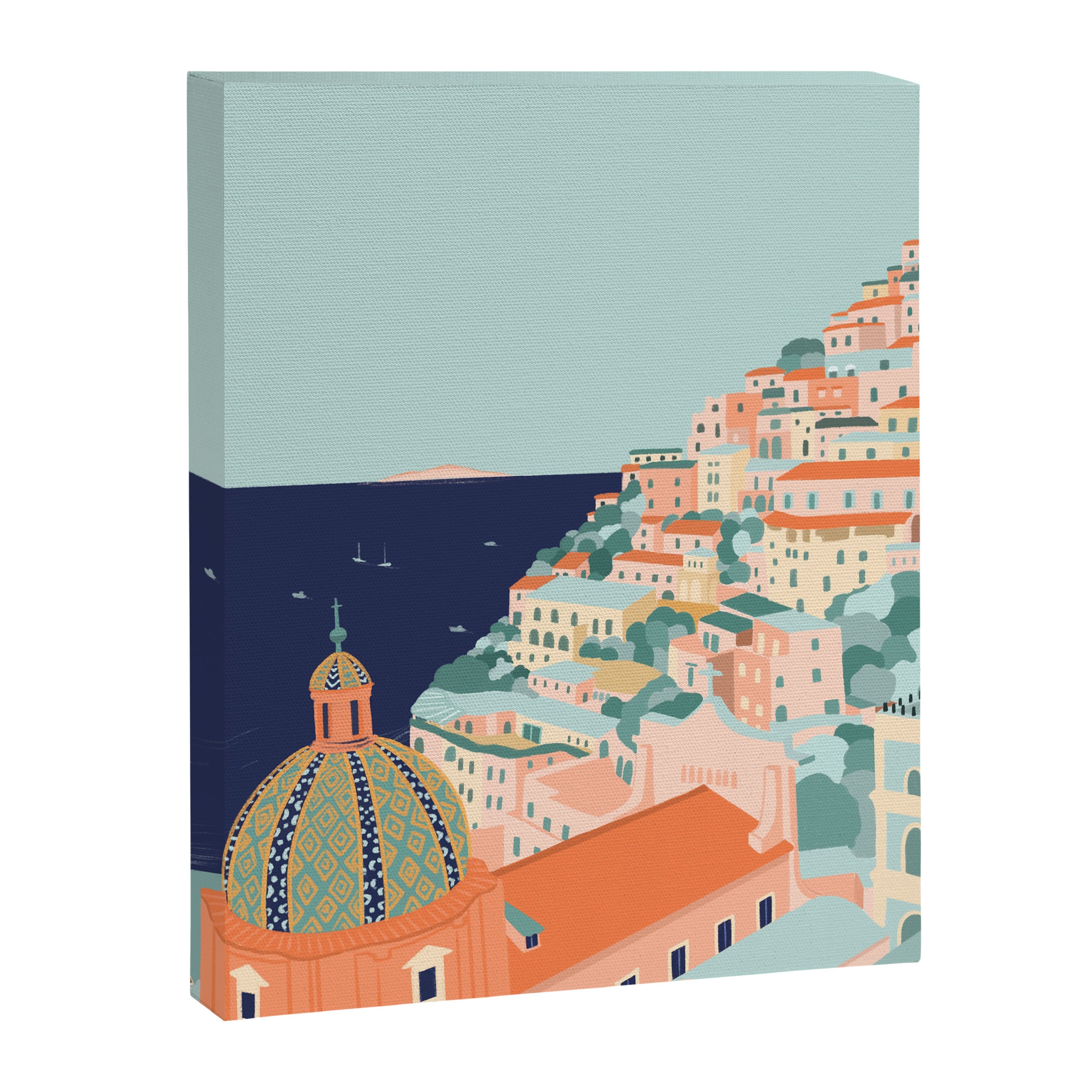 Positano, Italy Canvas Print Gallery Image 3