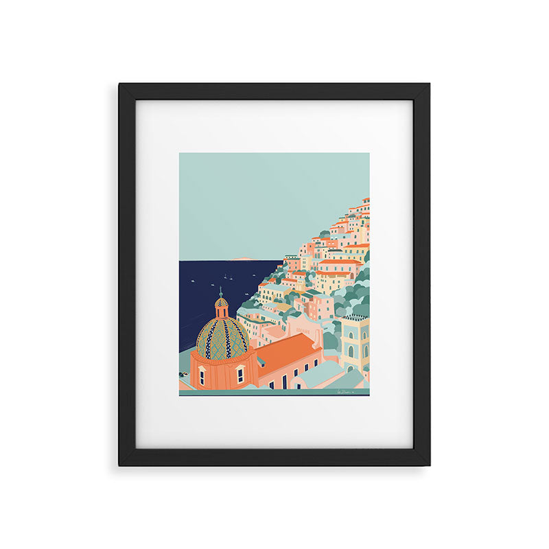 Positano, Italy Framed Art Print Gallery Image 4