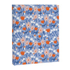 Red and blue spring flowers  Canvas Print Gallery Image 8
