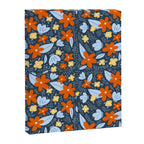 Red and yellow flowers pattern Canvas Print Gallery Image 8