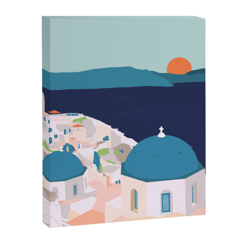 Santorini Greece Canvas Print Gallery Image 8