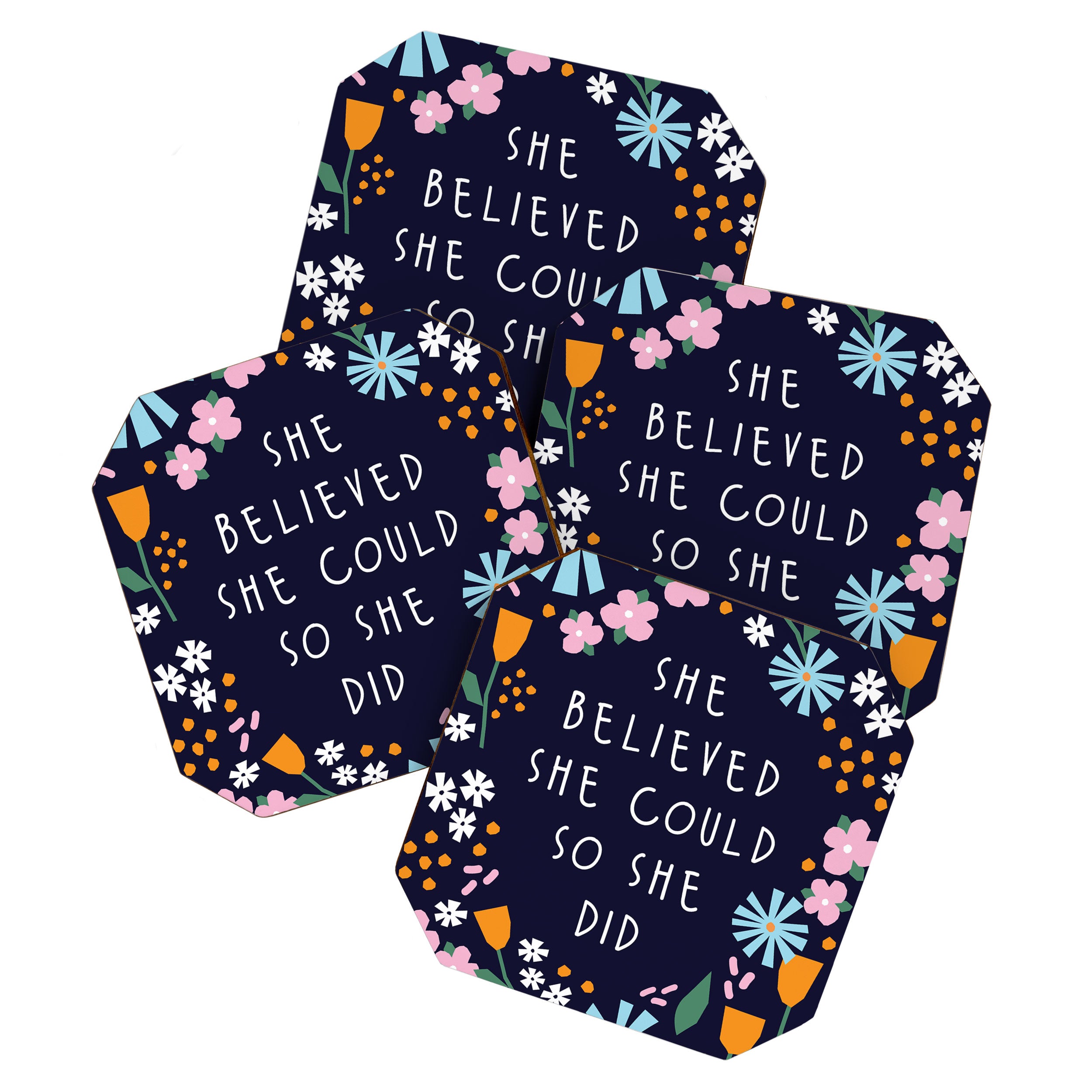 She believe she could so she did Coaster Gallery Image 1