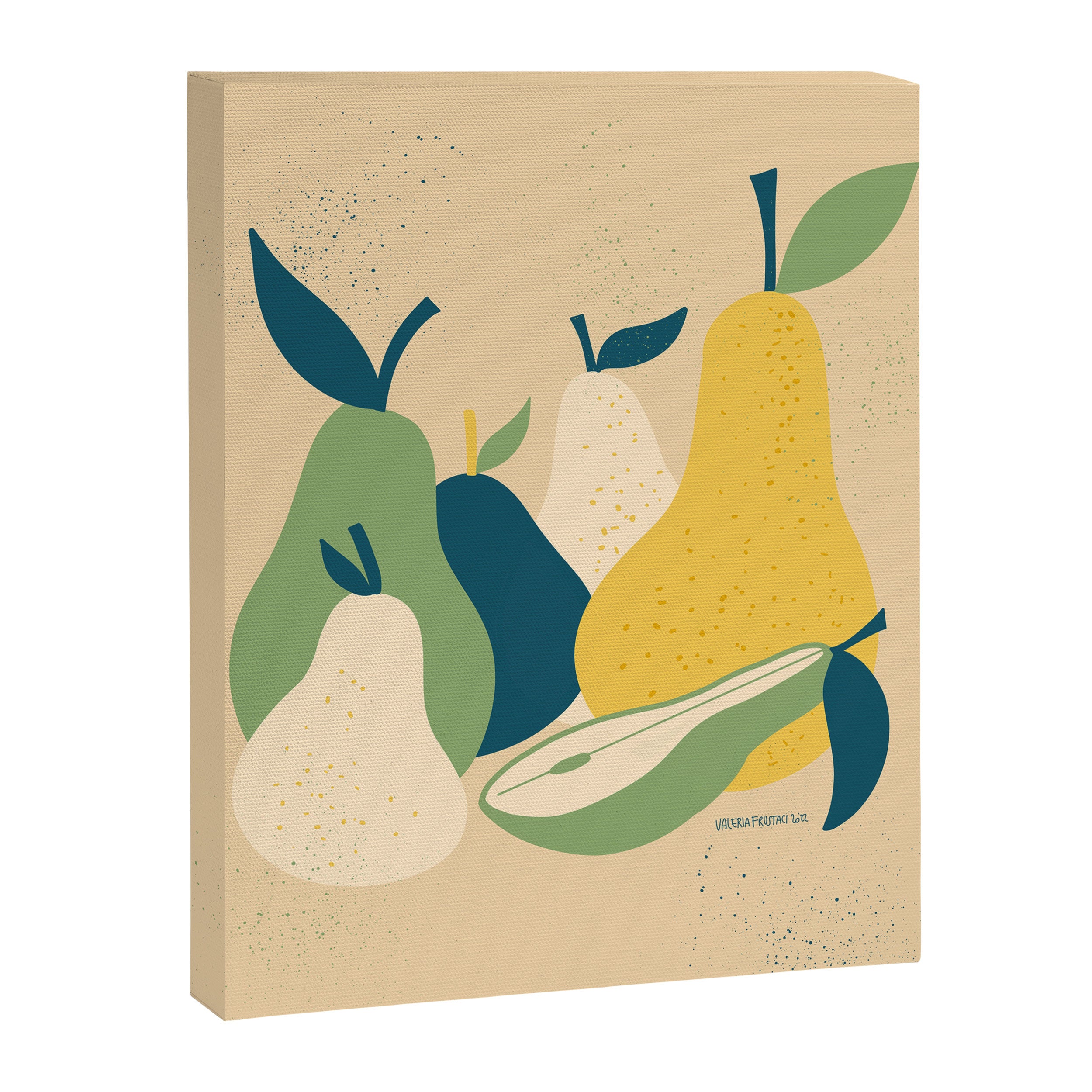 Still life, pears  Canvas Print Gallery Image 6