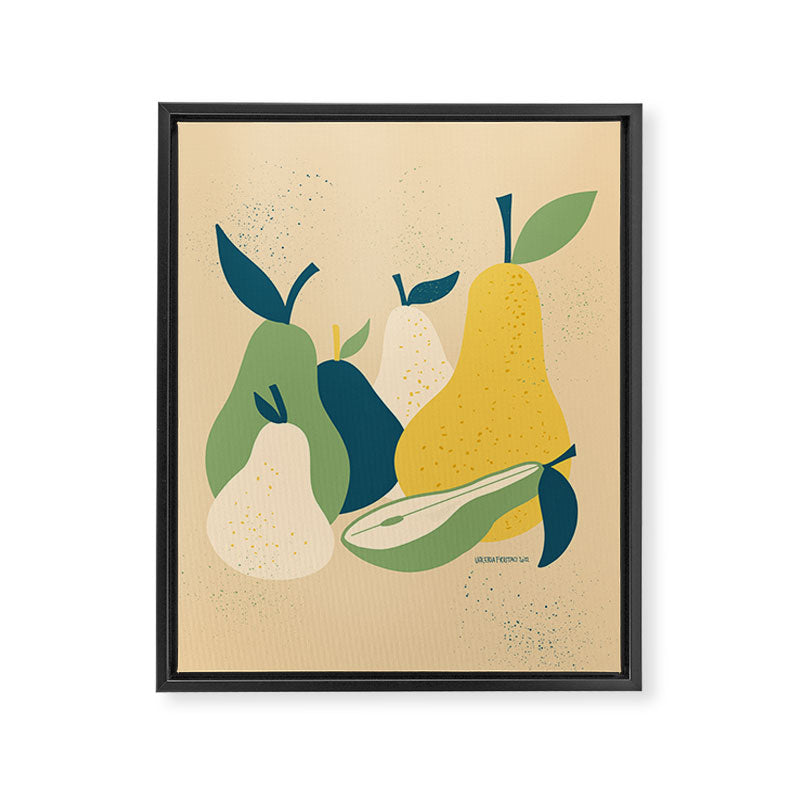 Still life, pears  Framed Canvas Print Gallery Image 6