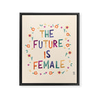 The future is female Framed Canvas Print Gallery Image 8