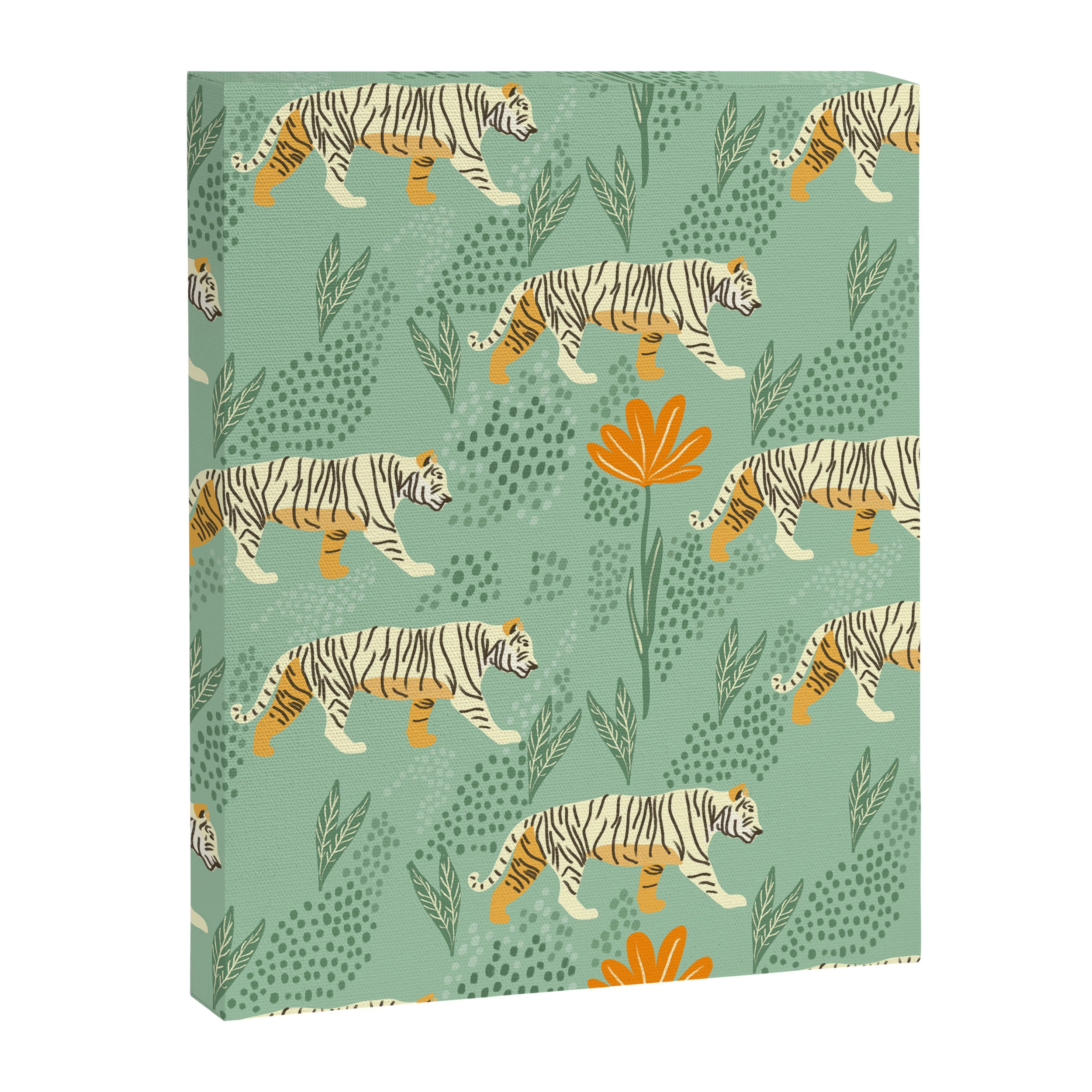 The tiger pattern Canvas Print Gallery Image 8