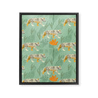 The tiger pattern Framed Canvas Print Gallery Image 8