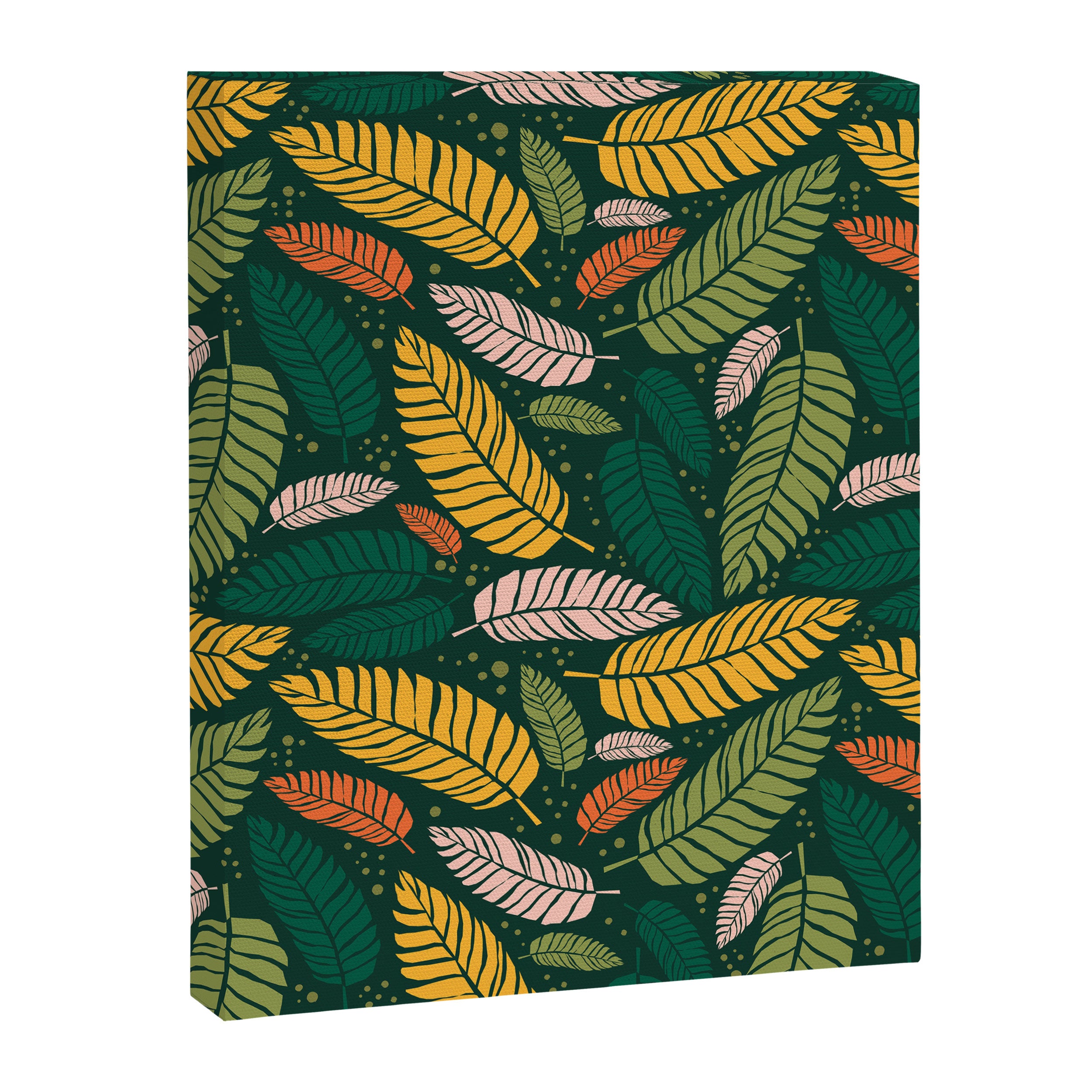 Tropical palm leaves pattern Canvas Print Gallery Image 8