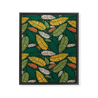 Tropical palm leaves pattern Framed Canvas Print Gallery Image 8