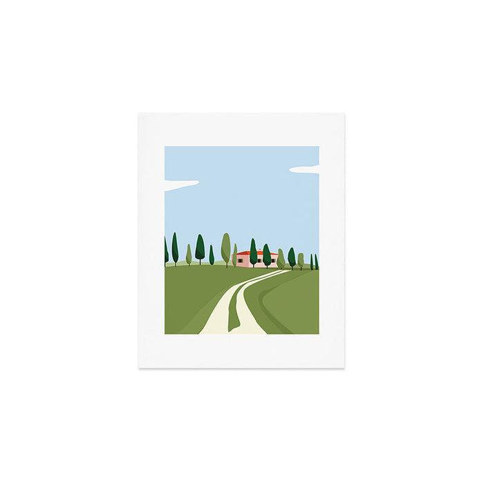 Tuscany landscape, Italy Art Print Gallery Image 1