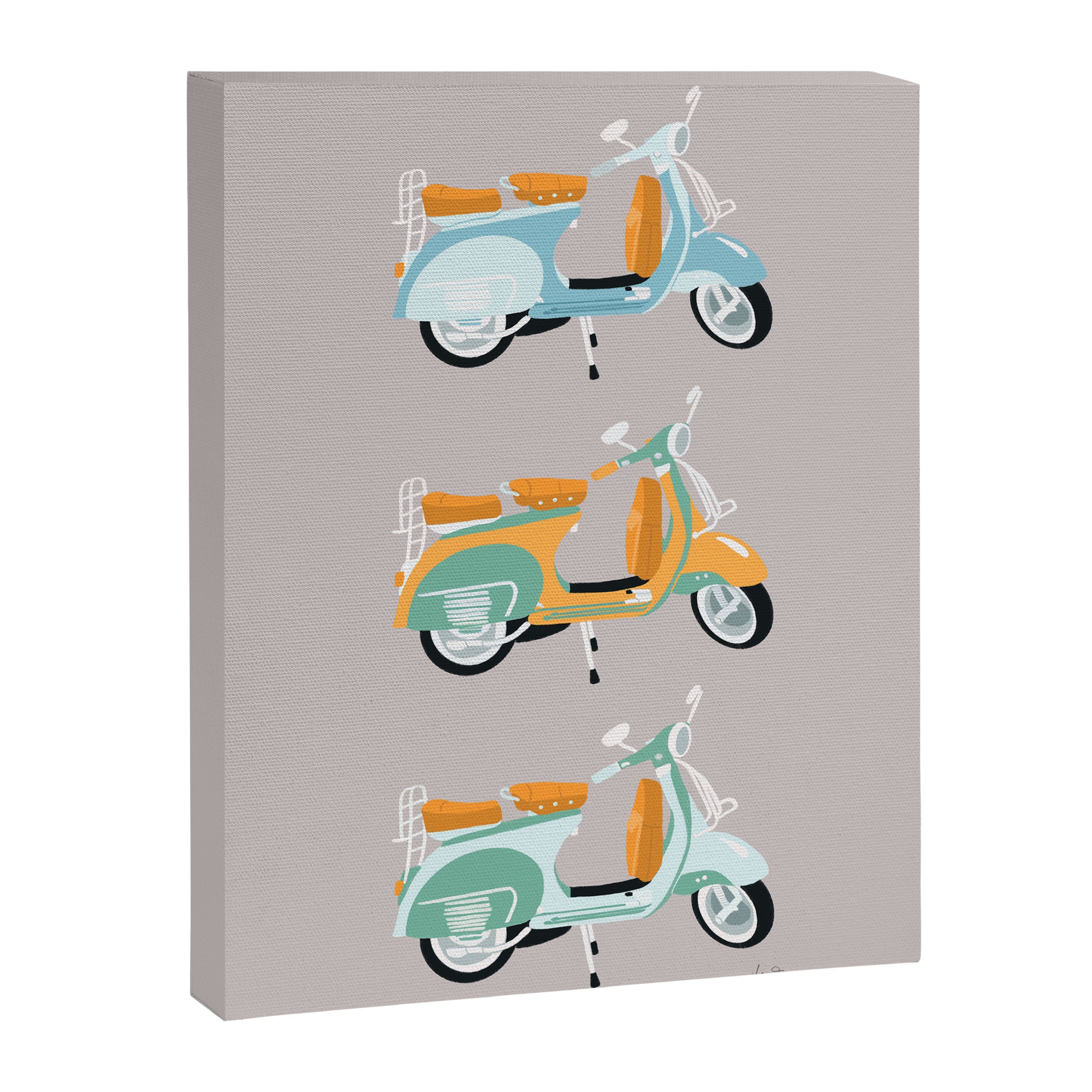 Vespa Canvas Print Gallery Image 8