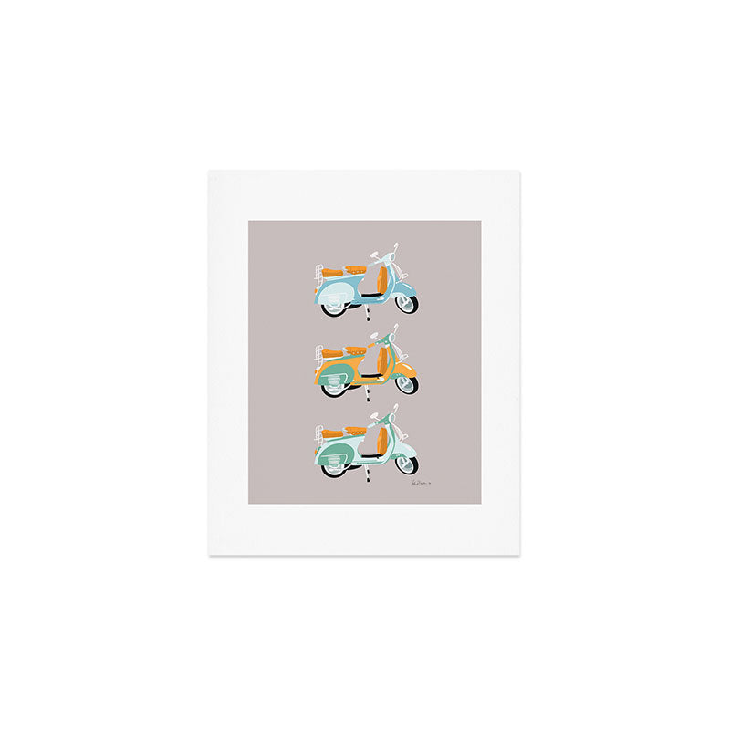 Vespa Art Print Gallery Image 1