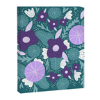 Violet and purple flowers Canvas Print Gallery Image 8