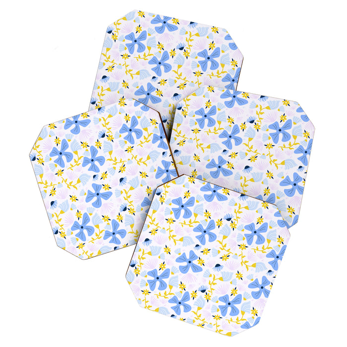 Violet flowerbed Coaster Gallery Image 1