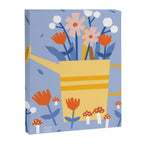 Watering can and flowers Canvas Print Gallery Image 8