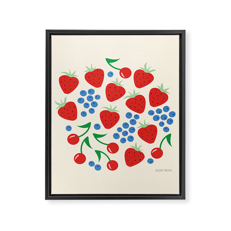 Wild berries  Framed Canvas Print Gallery Image 8