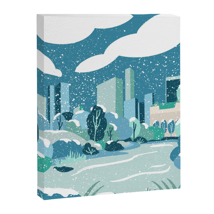 Winter in New York Canvas Print Gallery Image 1