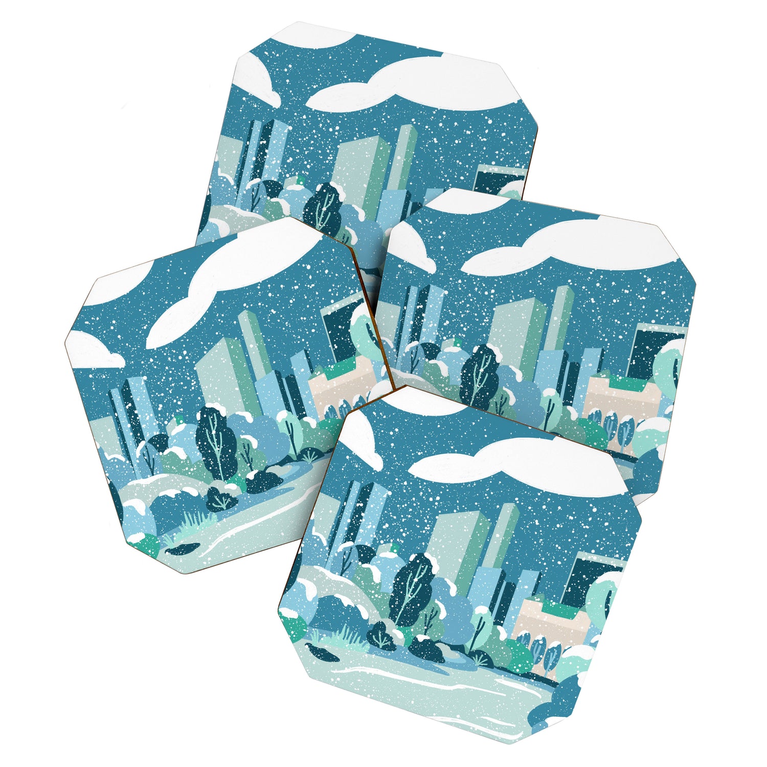 Winter in New York Coaster Gallery Image 1