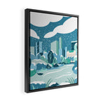 Winter in New York Framed Canvas Print Gallery Image 2