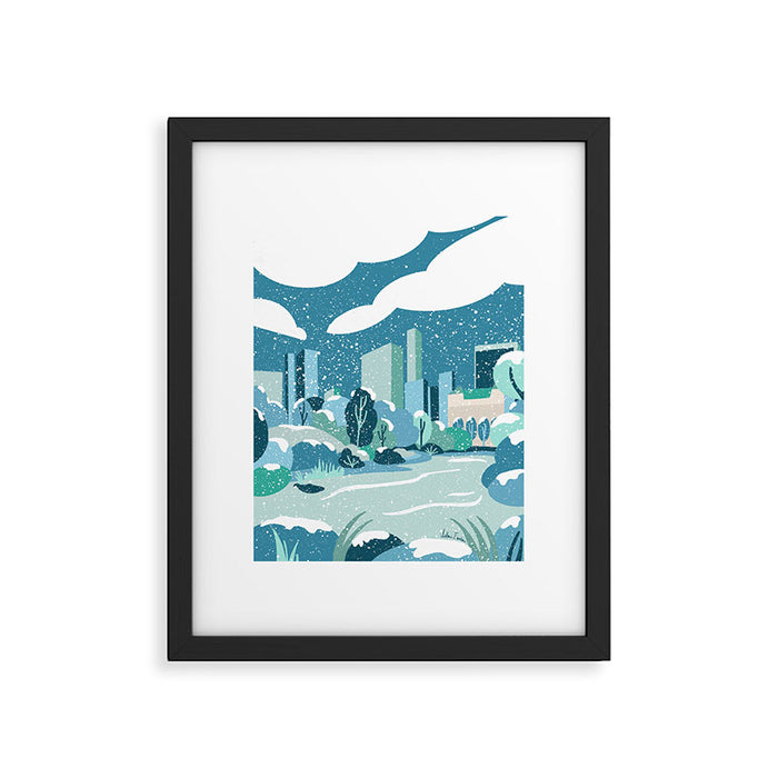 Winter in New York Framed Art Print Gallery Image 1