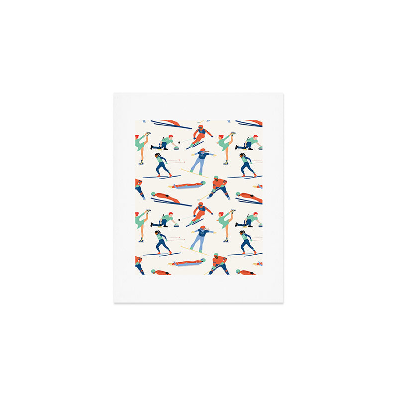 Winter Olympic Games Art Print Gallery Image 1