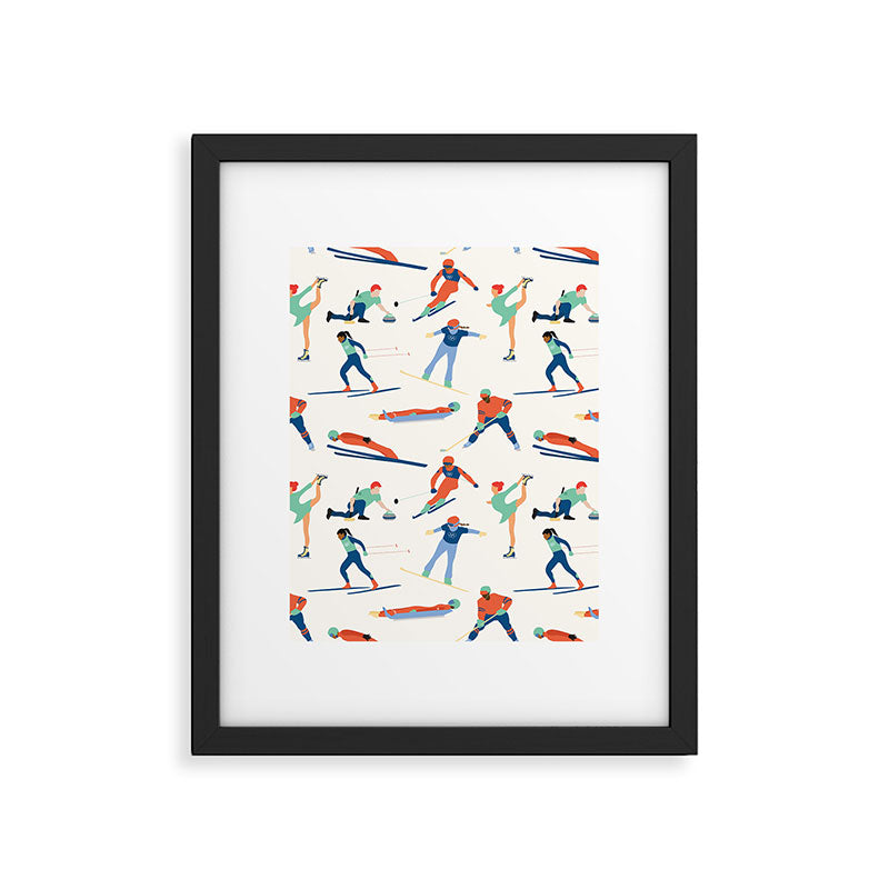 Winter Olympic Games Framed Art Print Gallery Image 6