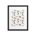 Winter Olympic Games Framed Art Print Gallery Image 6