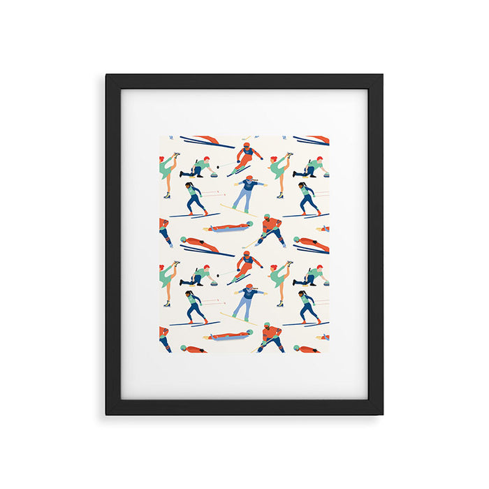 Winter Olympic Games Framed Art Print Gallery Image 1