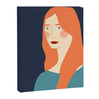 Woman with red hair Canvas Print Gallery Image 6