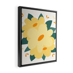 Yellow flowers Framed Canvas Print Gallery Image 2