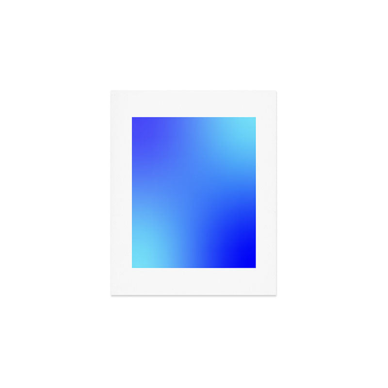 16 Blue Gradient 220506 Aura Ombre Valourine Digital Minimalist Art Art Print Gallery Image 1