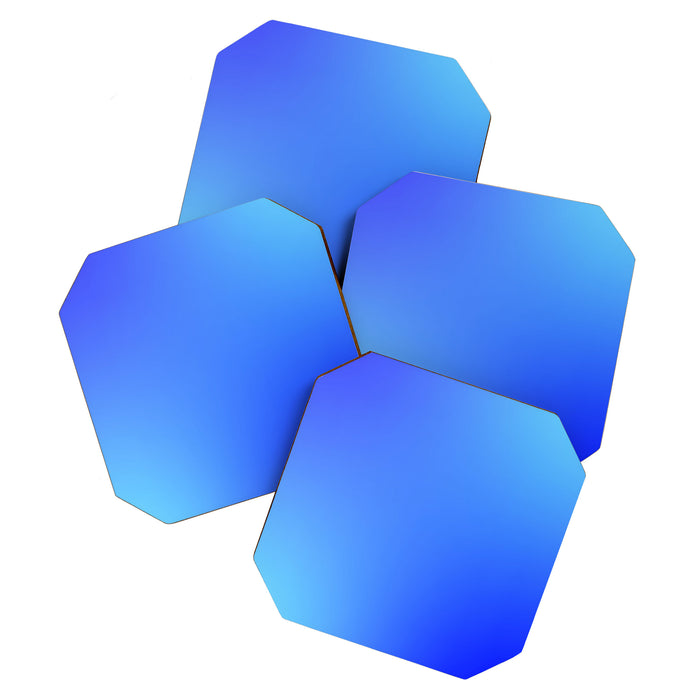 16 Blue Gradient 220506 Aura Ombre Valourine Digital Minimalist Art Coaster Gallery Image 1