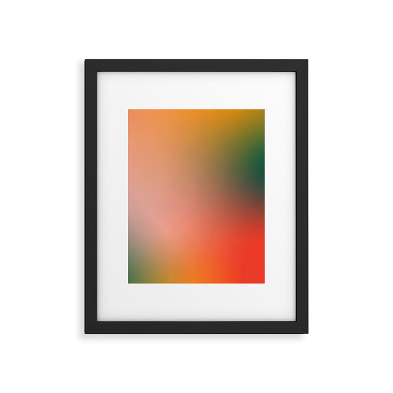 16 Burning Romance Ombre Gradient by Valourine 240816 Framed Art Print Gallery Image 6